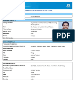 Tcs Employment Application Form