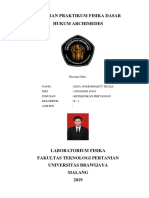 Laporan Praktikum Fisika Dasar Hukum Archimedes Disusun Oleh PDF Free
