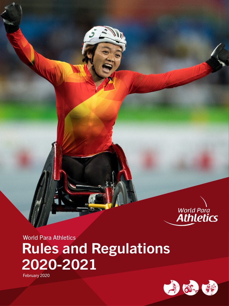 World para Athletics Rules and Regulations 20202021 PDF Track And