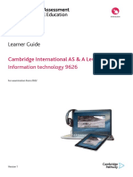9626 AICE Information Technology Student Learner Guide