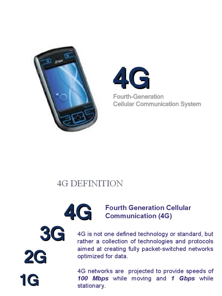 Understanding 4G Cellular Technology | PDF | Computer Hardware | 4 G