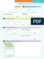 Find The Area of Rectangle ABCD. Find The Area of Triangle PQR