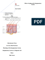 Effects of Aging On The Integumentary System