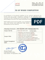 Plumbing Contractor Certificate