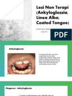 Lesi Non Terapi (Ankyloglossia, Linea Alba, Coated Tongue