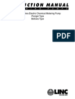 Instruction Manual: LINC86 Series Electric Chemical Metering Pump Plunger Type Bellows Type