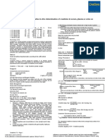 Creatinine FS diagnostic reagent quantitative in vitro determination creatinine serum plasma urine photometric systems