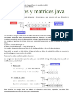 Arreglos y Matrices Java