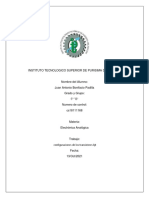 Configuraciones de Los Transistores BJT