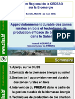 V.1 Sustainable Rural Wood Supplies and Efficienct Bio-charcoal Production Techniques in the Sahel