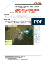 Reporte Complementario Nº1848 4abr2021 Precipitaciones Pluviales en El Distrito de Vicco Pasco