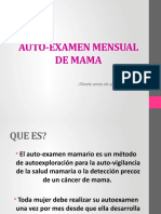 Auto-Examen Mensual de Mama