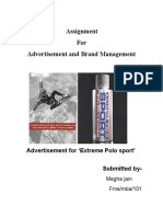 Extreme Polo Sport Cologne Advertisement Analysis