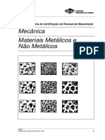 Materiais Metálicos e Não-Metálicos