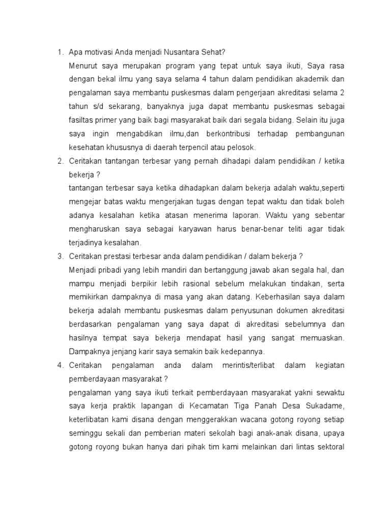 Esai Nusantara Sehat | PDF