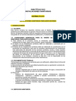 IS.010 INSTALACIONES SANITARIAS PARA EDIFICACIONES DS N° 017-2012