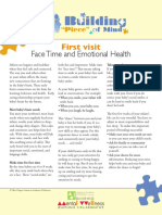 Face Time and Emotional Health: First Visit