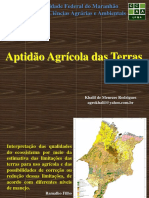 Aptidão Agrícola das Terras: Interpretação das qualidades do ecossistema por meio da estimativa das limitações das terras para uso agrícola