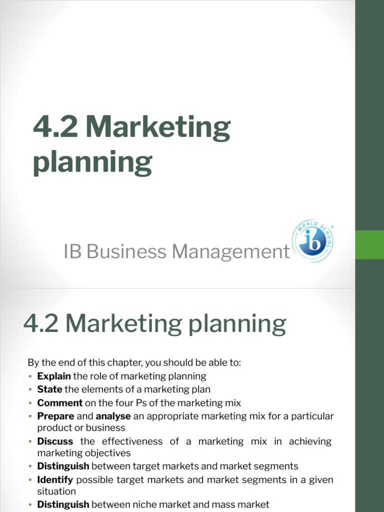 Marketing Planning and Segmentation Guide | PDF | Marketing | Market ...