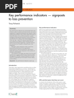 Key Performance Indicators - Signposts To Loss Prevention