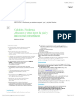 10 - Celulitis, Pioderma, Abscesos y Otras Infecciones Cutáneas y Subcutáneas