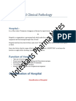 Chapter 1 Hospital and Clinical Pathology