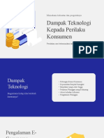 Biru Isometrik Elemen & Mockup Teknologi Dalam Hidup Konsumen Teknologi Presentasi