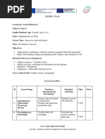 Lesson Plan 4 Stepping Back in Time