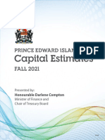 PEI 2021 Fall Capital Estimates