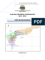 Plan Vial Provincial Dos de Mayo