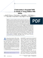 Intervencion Temprana en La Normalizacion de La Activacion Cerebral en Autismo