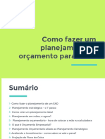 Como Fazer Planejamento e Oramento EAD