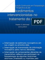 Aula de Procedimentos Intervencionistas No Tratamento Da Dor - 13 - 11 - 2013