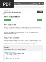 Java Recursion