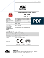ASENWARE AW-D306 Addressable Sounder Beacon Data Sheet