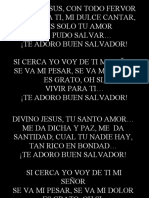 Canto al Salvador Jesús