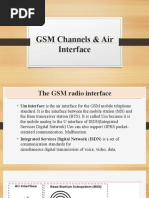 GSM Channels & Air Interface