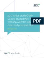 SDL Trados Studio 2019 Getting Started Part 2 - EN