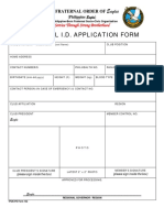 National I.D. Application Form: Eagles