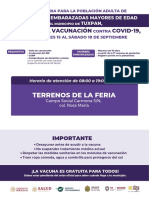 Plan de Vacunacion Primera Dosis 18 A 29 Años Tuxpan