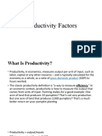 27.Productivity and Factors