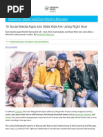 18 Social Media Apps and Sites Kids Are Using Right Now ...
