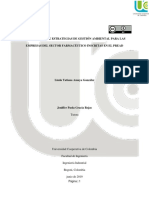 2019 - ISO14001 - Sector Farmacéutico - Gestion Ambiental