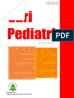 Cover Jurnal Sari Pediatri