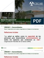 UNIDAD 1 Generalidades Tema 1. Importancia de La Salud y Seguridad en El Trabajo en Las Empresas