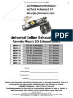 (I-00421) 1028303-1028150 Universal Exhaust Brake Kits