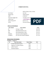 Curriculum Vitae Mufti Ari