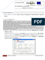 Ficha de Trabalho N.O 5 - Cef