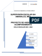 Proyecto de Asesoría y Acompañamiento Zona Escolar 054