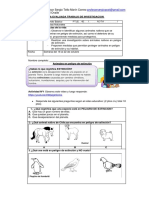 (Template) Guia Evaluada Investigacion Animales en Peligro de Extincion 2do Basico